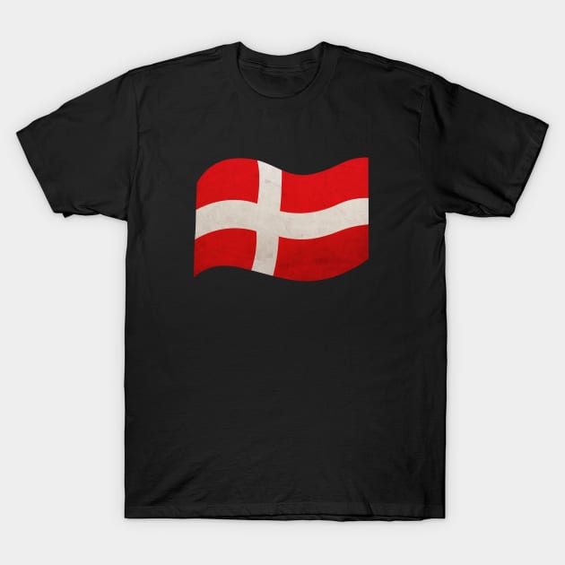 Flag of Denmark, Danmark T-Shirt by Purrfect